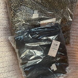 Leopard Print and Black Dress bundle NWT retails $60